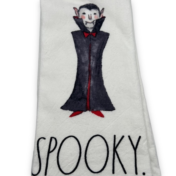 NEW Rae Dunn Kitchen Towels Set of 2 Halloween Edition 16” x 26” - Picture 3 of 7